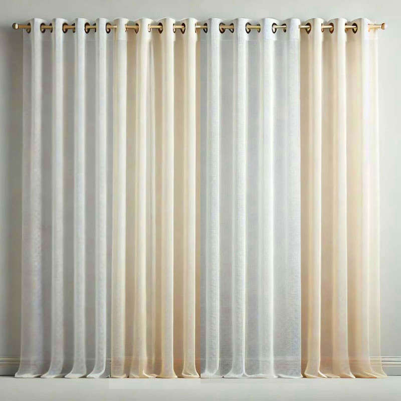 پرده تیکو دکو مدل حریر اکونومی سایز 140*280 سانتی متر