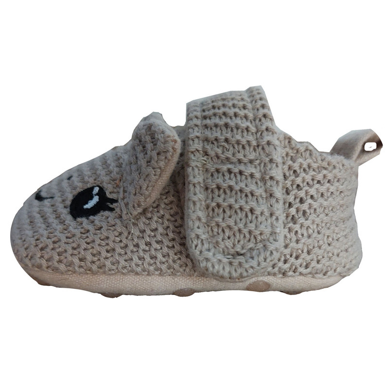 پاپوش بافتنی نوزادی ایمپی دیمپی مدل عروسکی 3