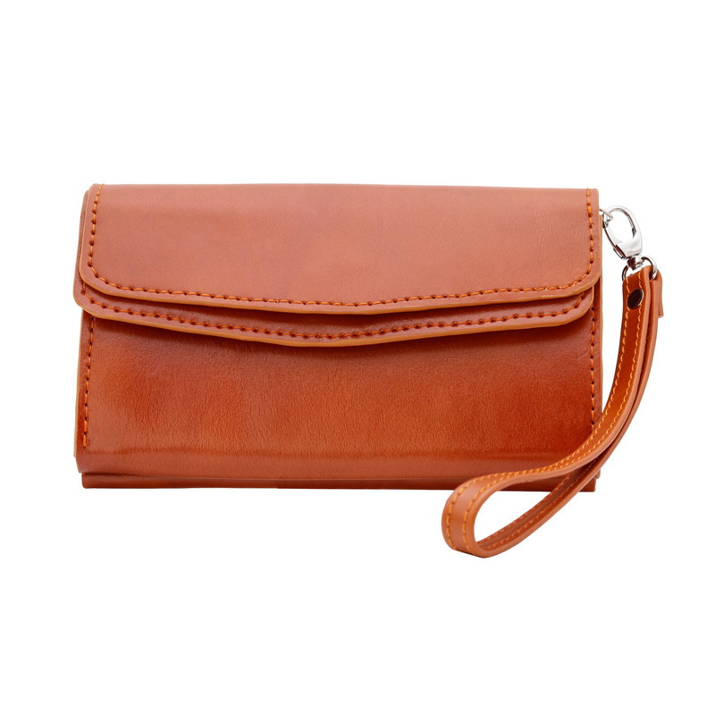 کیف پول مردانه مدل رایکا عسلی کد 002