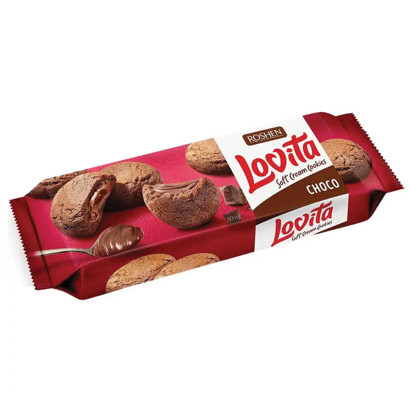 بیسکویت لوویتا کرم کاکائو روشن - 127 گرم