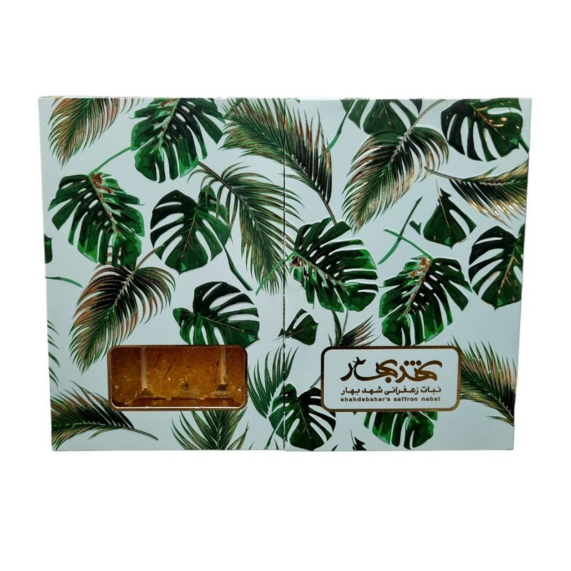 خرید و قیمت نبات چوبی زعفرانی شهدبهار - 300 گرم