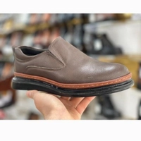 کفش رسمی مردانه شیک مدل دور دوز رنگ قهوه ای