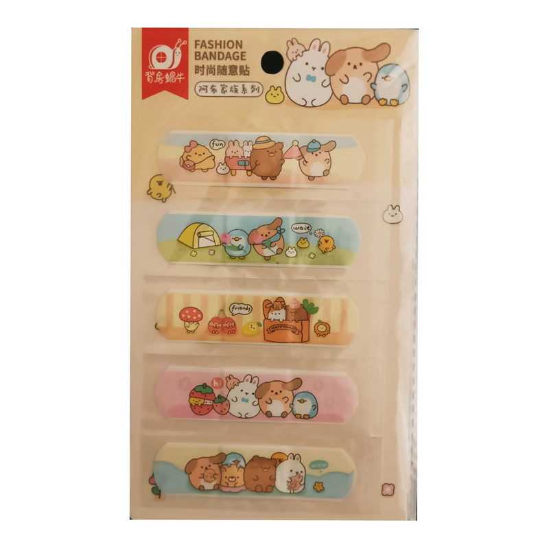 خرید و قیمت چسب زخم مدل حیوانات کد FBFA بسته 5 عددی