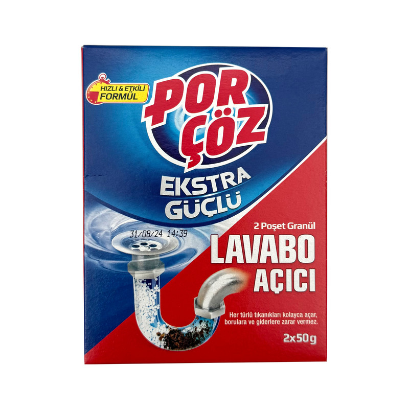 پودر لوله بازکن پور چوز مدل Lavabo وزن 100 گرم بسته 2 عددی