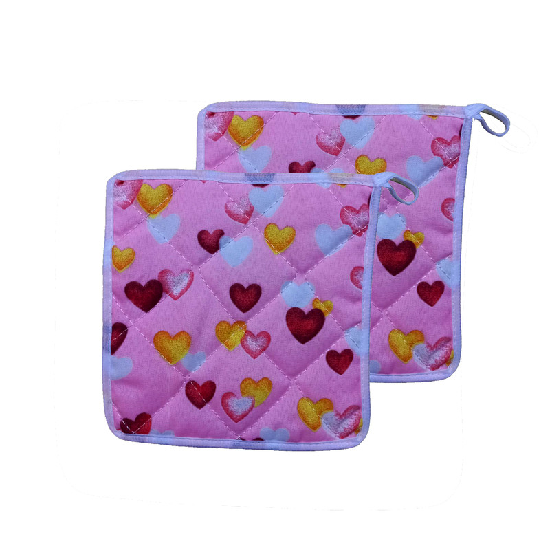 دستگیره قابلمه مدل قلبی مجموعه 2 عددی