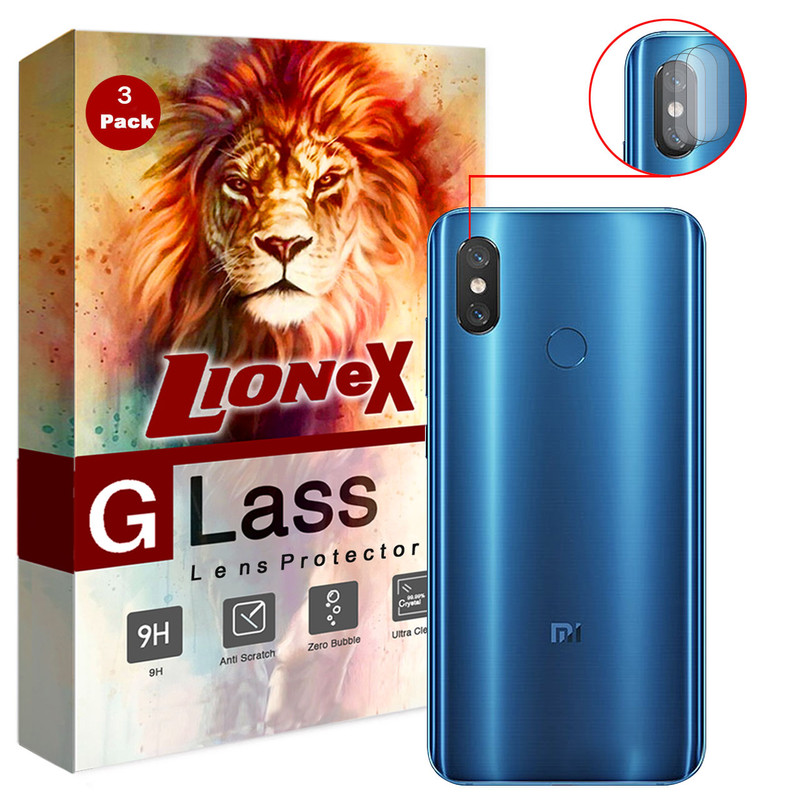 محافظ لنز دوربین لایونکس مدل UTFS مناسب برای گوشی موبایل شیائومی Mi 8 SE بسته سه عددی