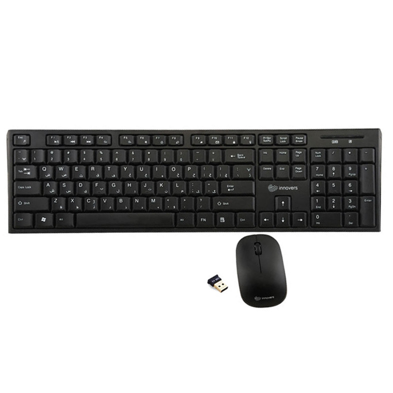 خرید و قیمت کیبورد و ماوس اینوورس مدل IMK-6372RF
