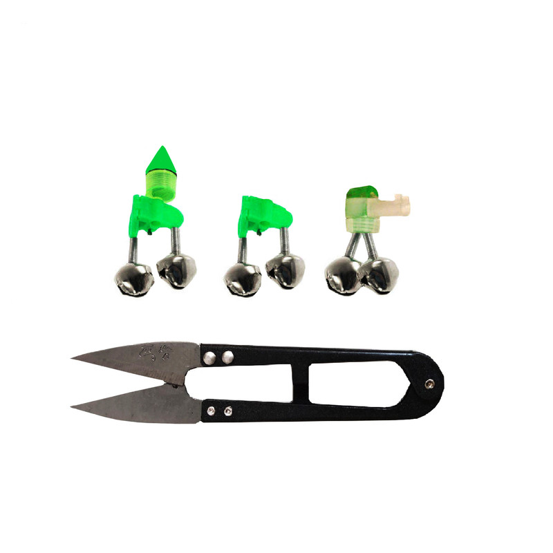 قیچی و زنگوله ماهیگیری مدل H258 بسته 4 عددی