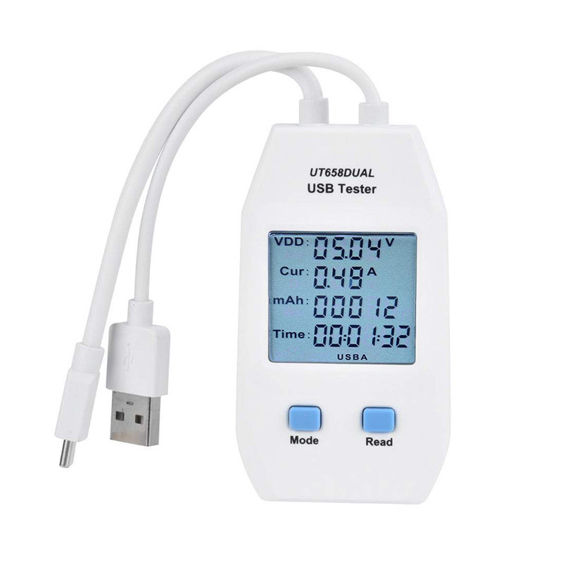 خرید و قیمت تستر درگاه USB یونی-تی مدل UT658DUAL