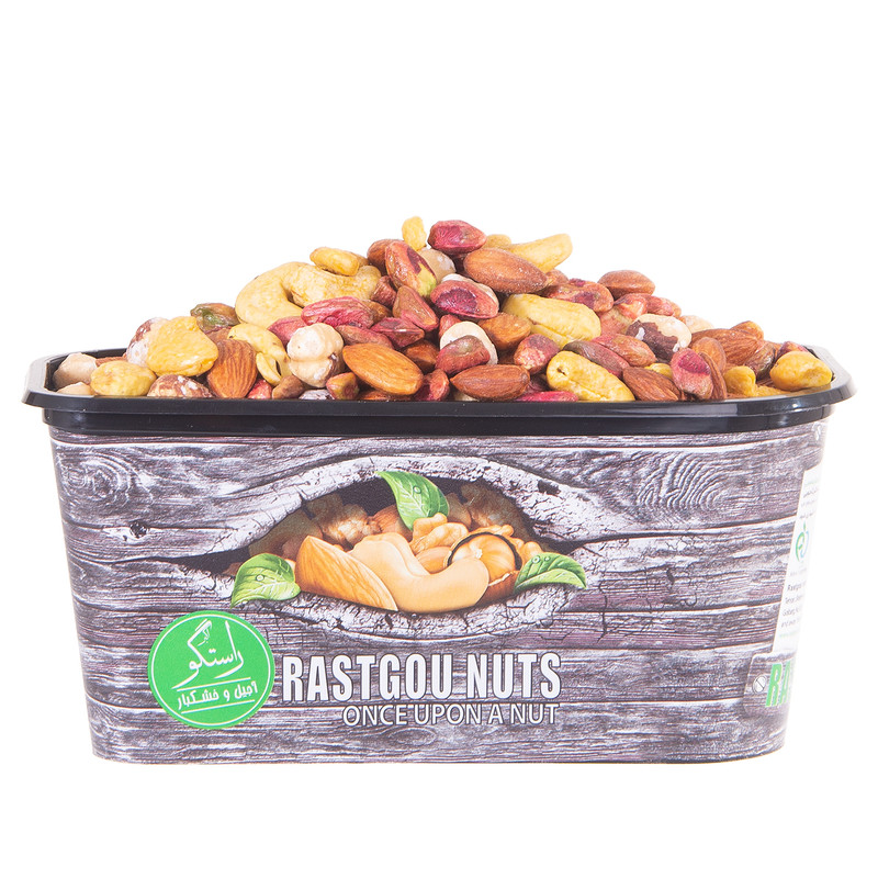 آجیل چهارمغز شور اکبر راستگو -700 گرم