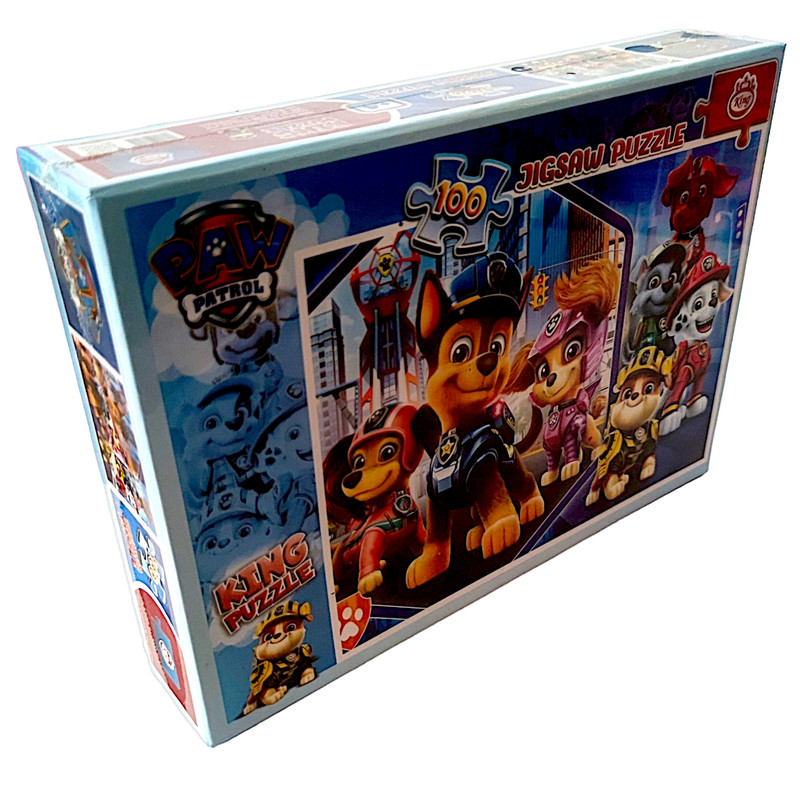 پازل 100 تکه کینگ مدل سگ های بازیگوش کد 8041