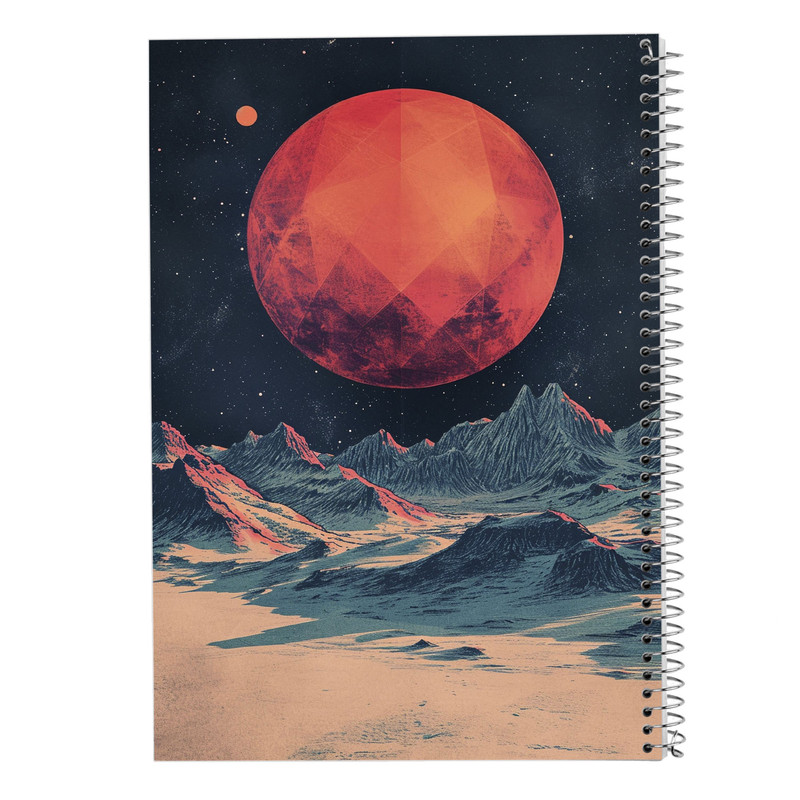 خرید و قیمت دفتر مشق 50 برگ مدوپد مدل ماه کد DF15483