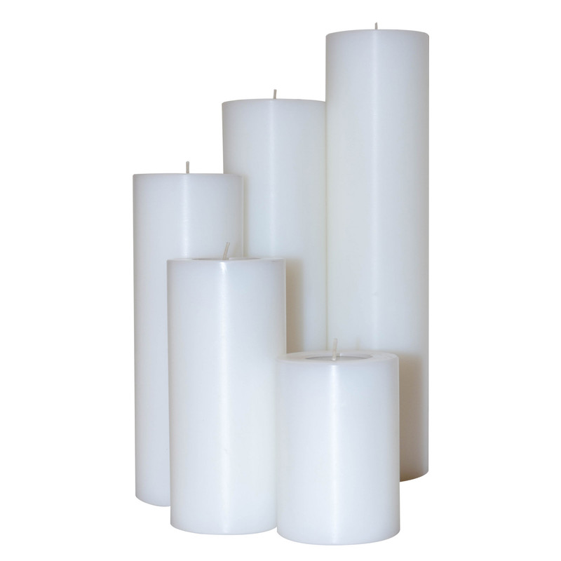 جاشمعی طرح استوانه ای 1015202530 مجموعه 5 عددی