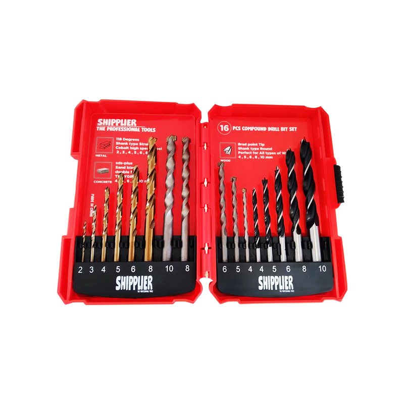 مته شیپلیر مدل LT-SH16 مجموعه 16 عددی