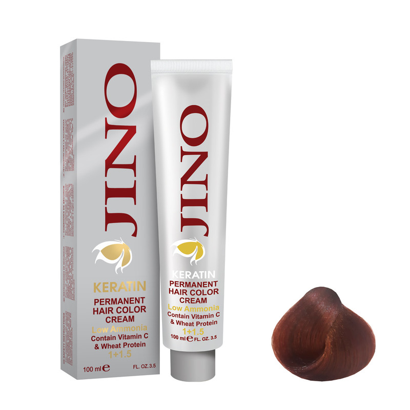 خرید و قیمت رنگ مو ژينو سری Red شماره 6.6 حجم 100 میلی لیتر رنگ بلوند قرمز تیره