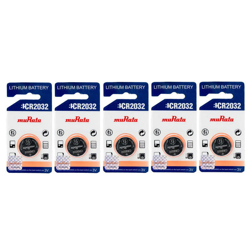 باتری سکه ای موراتا مدل CR 2032 بسته پنج عددس