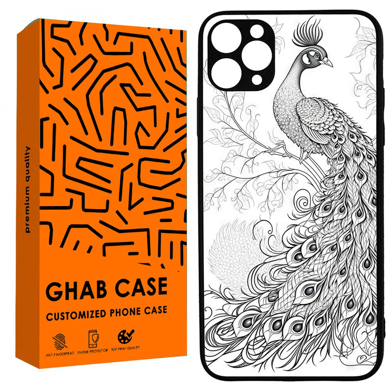 خرید و قیمت کاور قاب کیس طرح طاووس کد N178 مناسب برای گوشی موبایل اپل iphone13 / 14
