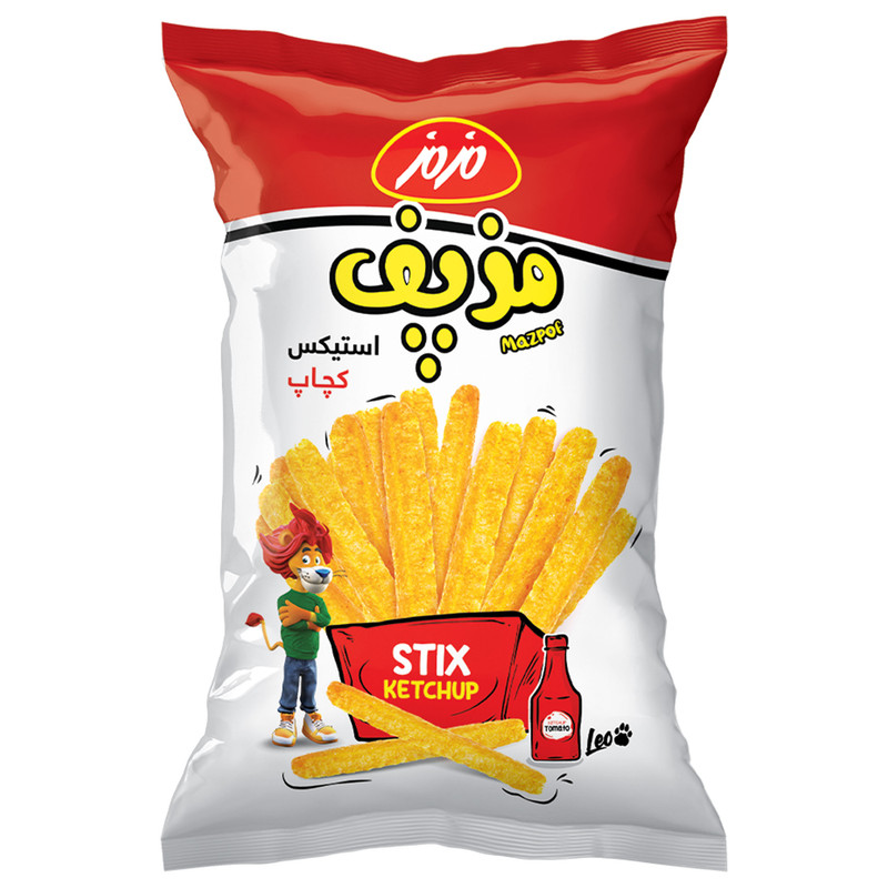 اسنک مزپف استیکس کچاپ مزمز - 85 گرم