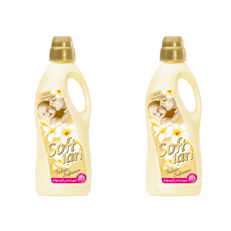 خرید و قیمت مایع نرم کننده حوله و لباس سافتلن مدل N01 حجم 2 لیتر بسته 2 عددی