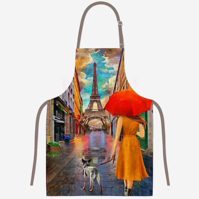 پیش بند آشپزخانه مدل ایفل کد 4044