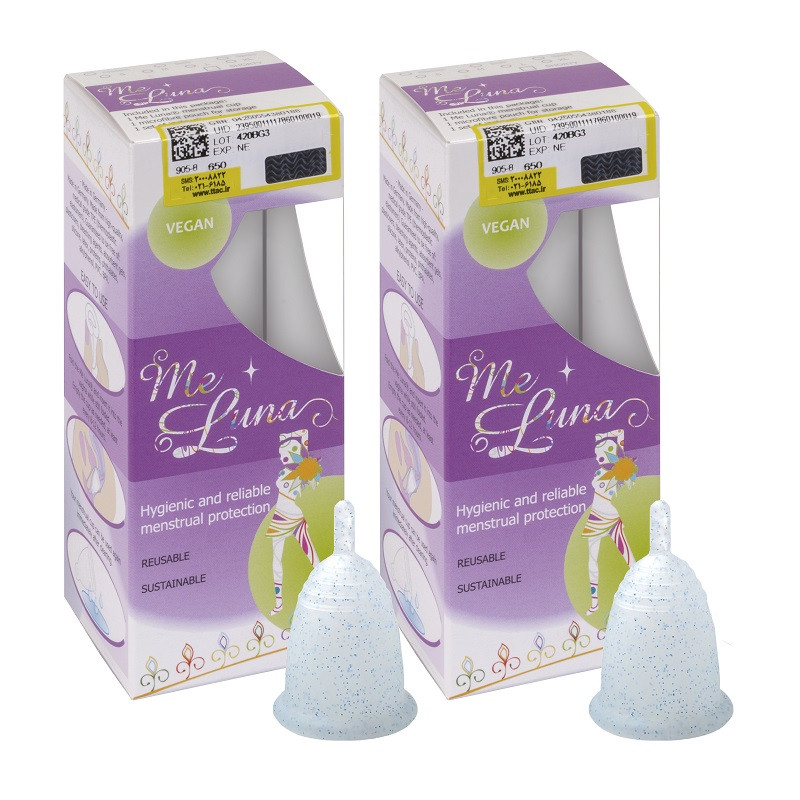 کاپ قاعدگی ملونا مدل کلاسیک ساقه ای سایز 2 مجموعه 2 عددی