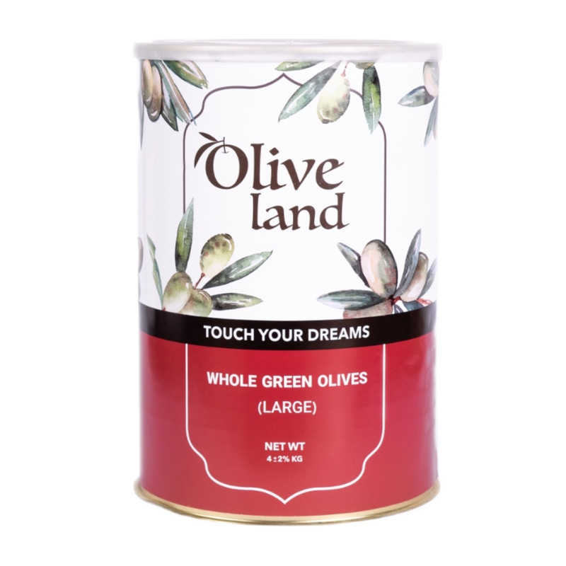 زیتون سبز باهسته الیو لند - 4000 گرم