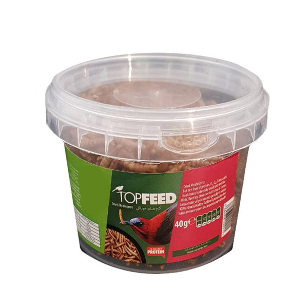 غذای خشک تاپ فید مدل میل ورم 4413 وزن 40 گرم