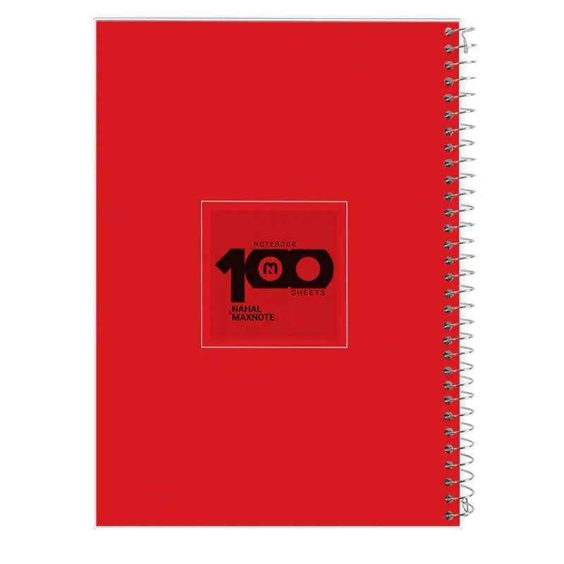 خرید و قیمت دفتر مشق 100 برگ نهال مکث نوت مدل تک رنگ