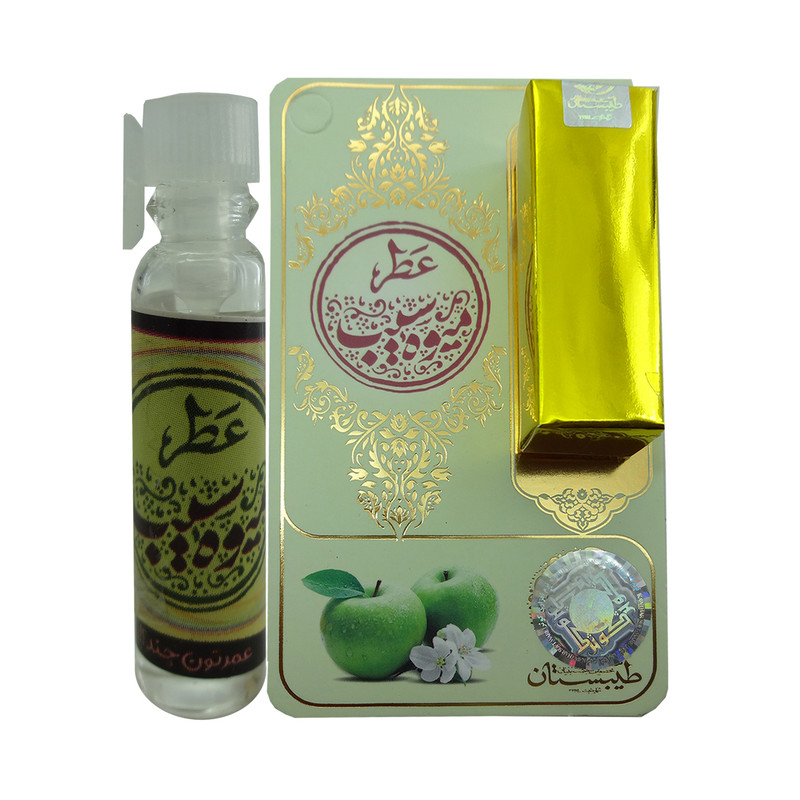 عطر جیبی طیبستان مدل میوه سیب حجم 1 میلی لیتر