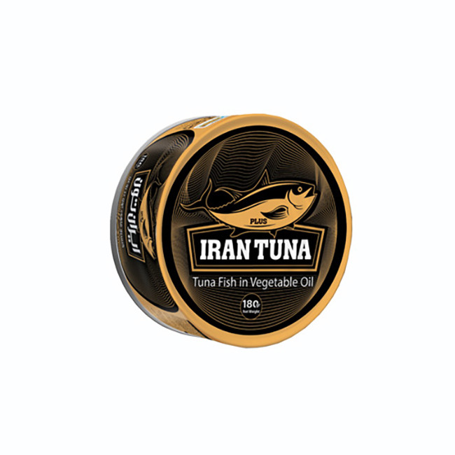 کنسرو ماهی تون ساده ایران تون پلاس - 180 گرم