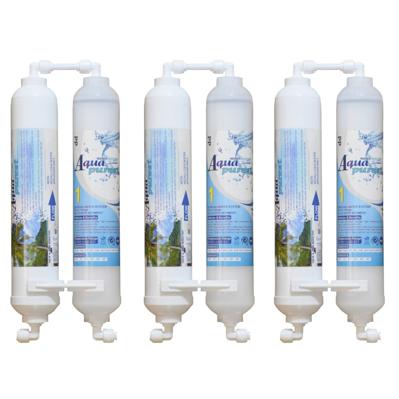 خرید و قیمت فیلتر رسوب گیر کولر آبی آکوا پیورست شریعتی مدل الیافی Z 606 PRP مجموعه 6 عددی