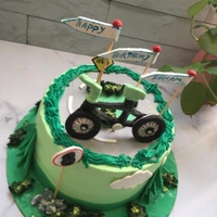 کیک تولد پسرانه دوچرخه