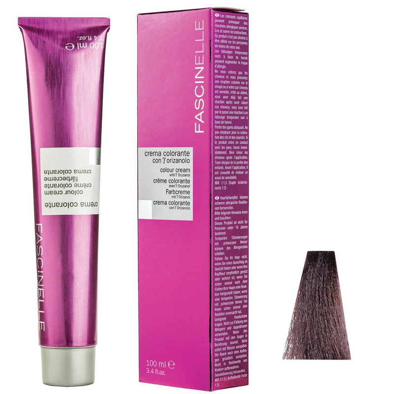 رنگ مو فشینلی سری Intense Red مدل شاه بلوطی ماهاگونی شماره 4.45