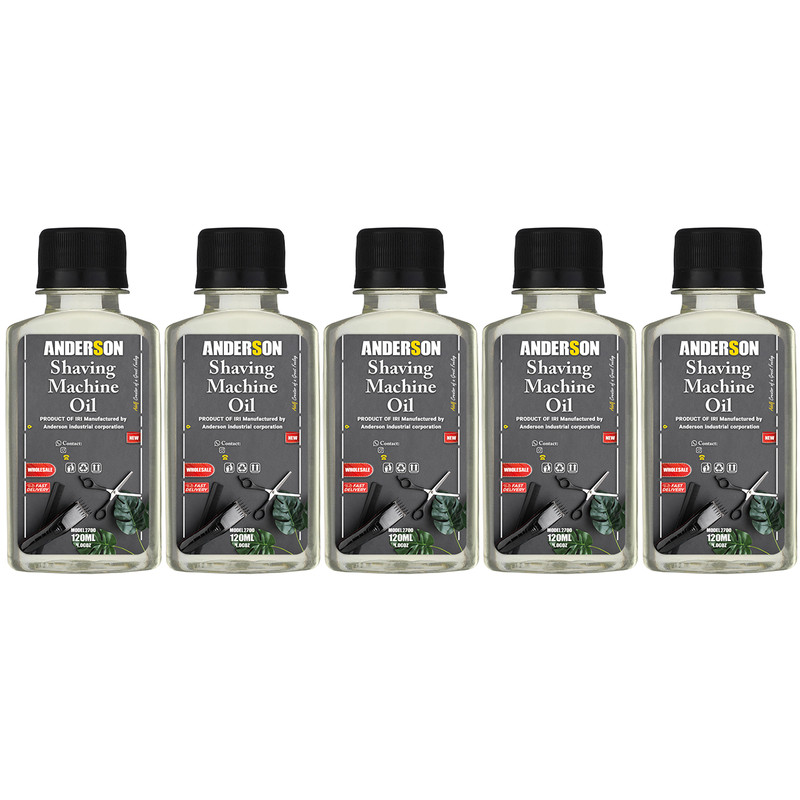 روغن ماشین اصلاح اندرسون مدل 2700 حجم 120 میلی لیتر بسته 5 عددی