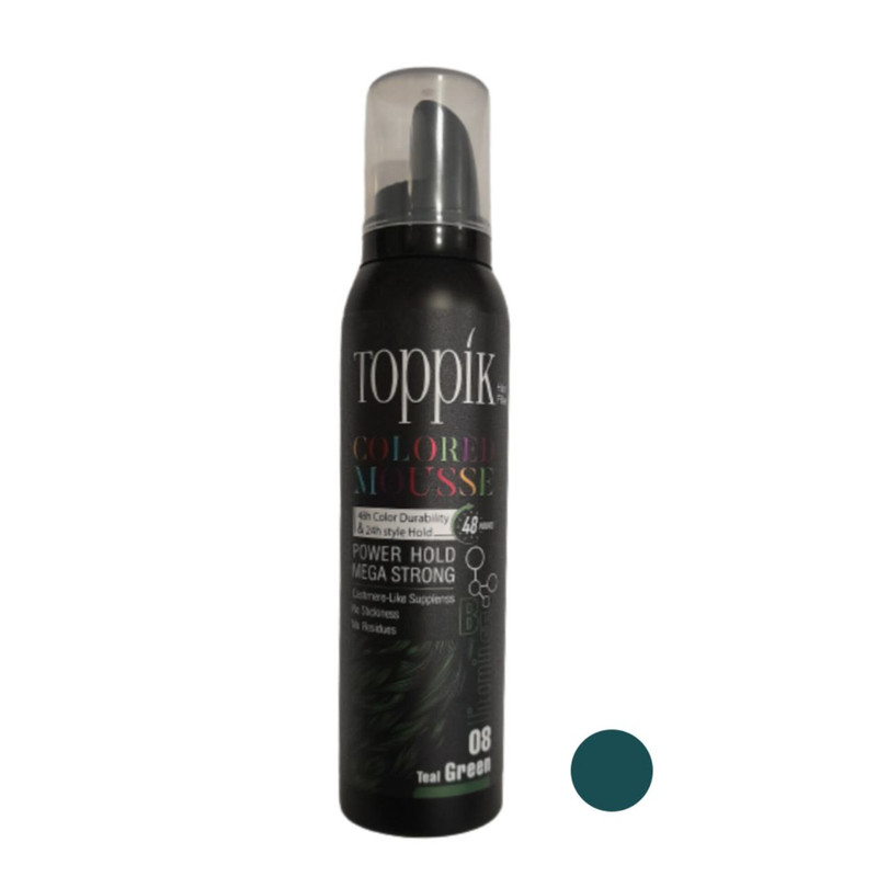 موس مو تاپیک مدل 08 حجم 125 میلی لیتر رنگ سبز کله غازی