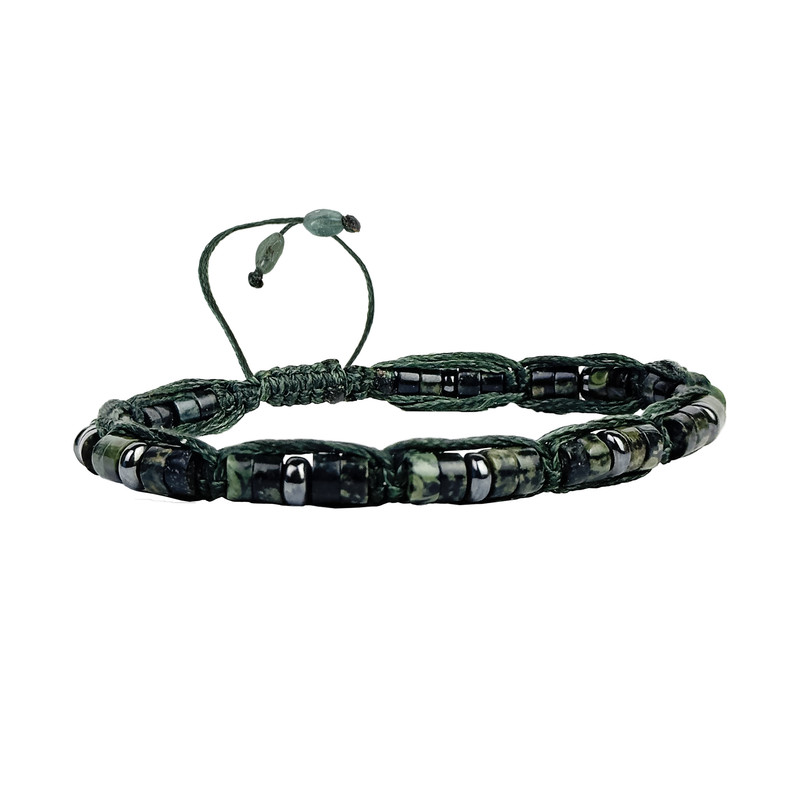 دستبند مدل سنگ جاسپر کهکشانی