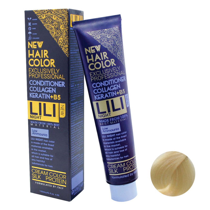 رنگ مو لی لی نایت مدل B5 شماره 12.33 حجم 120 میلی لیتر رنگ بلوند هاوایی