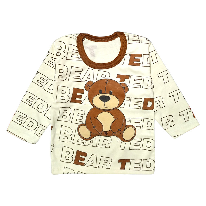 خرید و قیمت تی شرت آستین بلند نوزادی مدل TeddyBear
