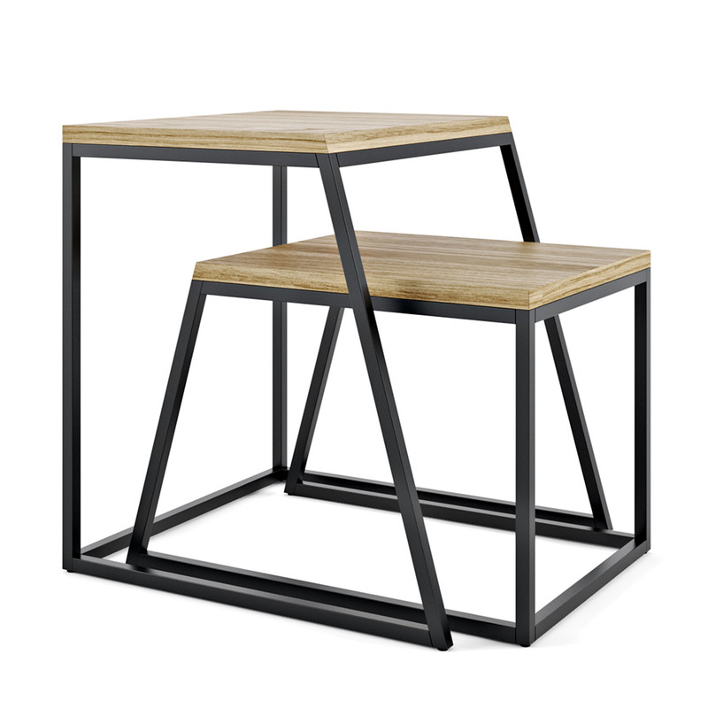 خرید و قیمت میز عسلی آدیت کارا مدل Bend CT1 مجموعه دو عددی