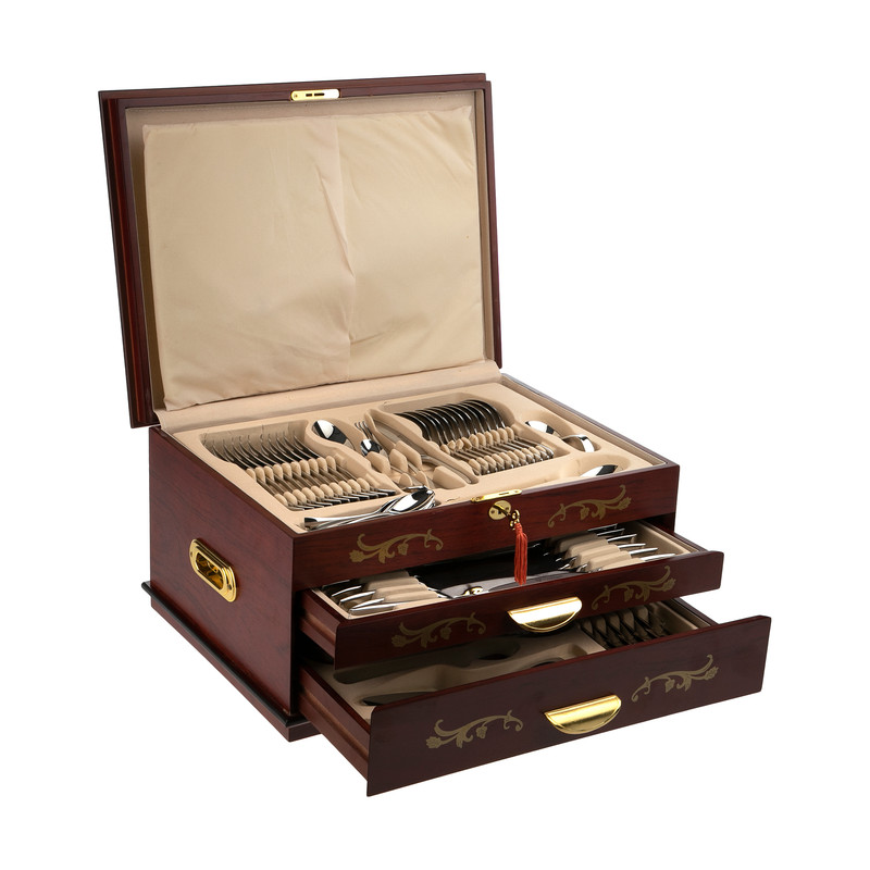 خرید و قیمت سرویس قاشق و چنگال 123 پارچه سولایتر مدل GO-625