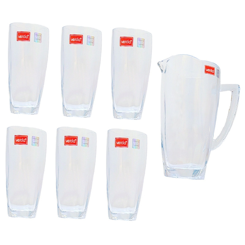 سرویس پارچ و لیوان 7 پارچه وردا مدل ونا