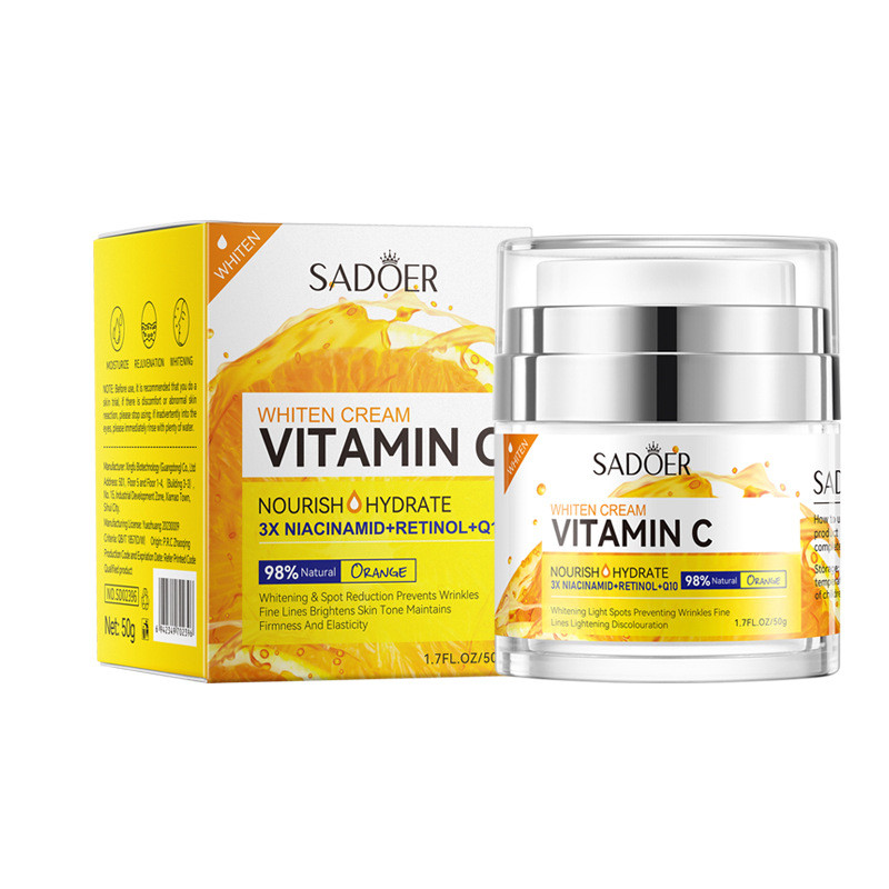 کرم روشن کننده سادور مدل vitamin c 3x وزن 50 گرم