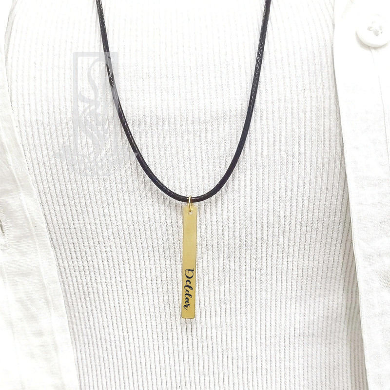 گردنبند طلا 18 عیار زنانه لیردا مدل اسم دلدار 824