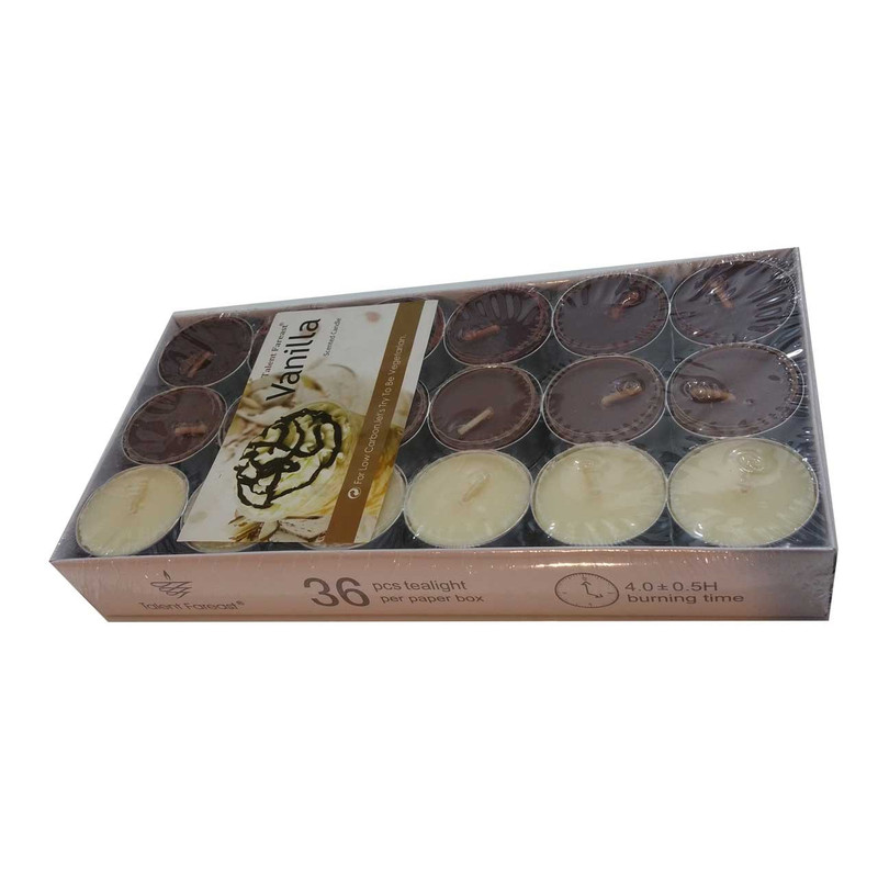 شمع وارمر هپی شو مدل vanilla بسته 36 عددی