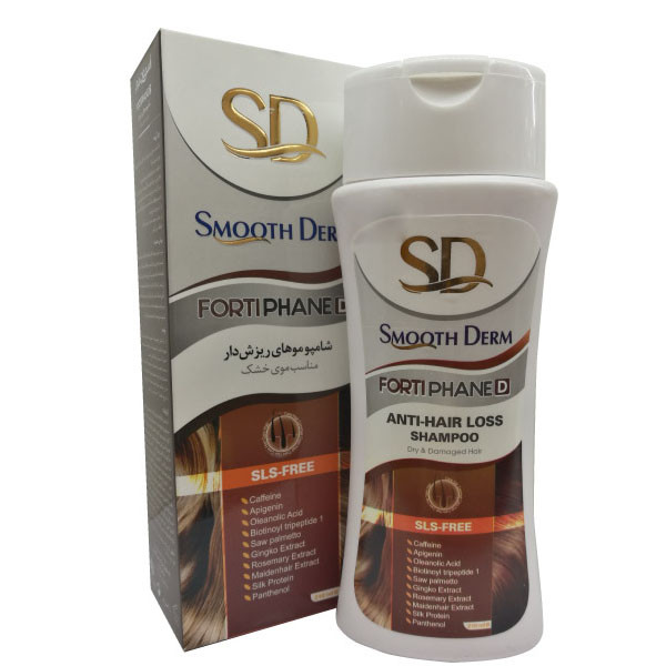 شامپو مو اسموت درم مدل Forti Phane حجم 210 میلی لیتر