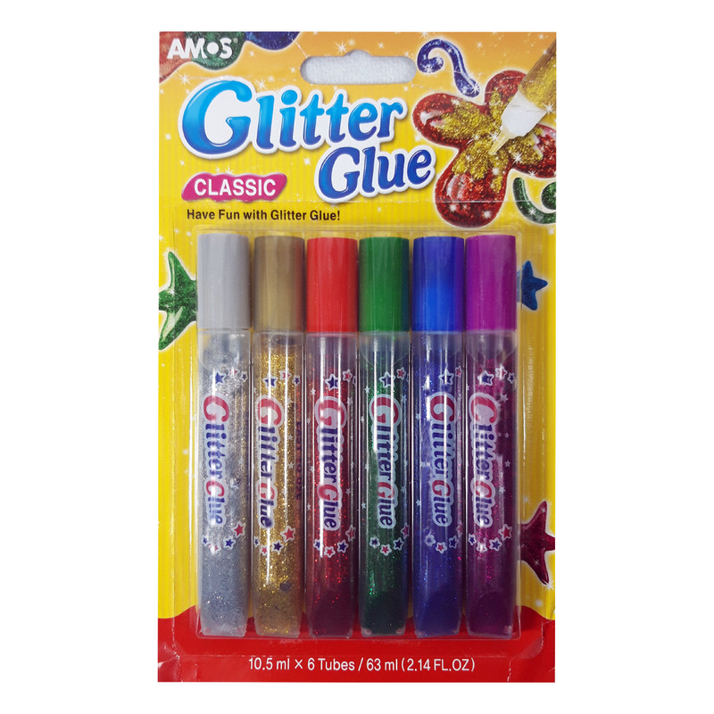 خرید و قیمت چسب اکلیلی آموس مدل فانتزی بسته 6 عددی