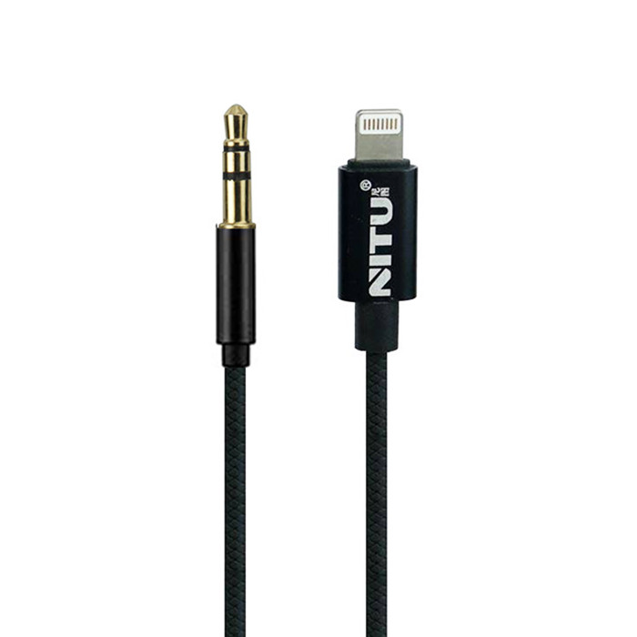 کابل تبدیل لایتنینگ به AUX نیتو مدل NT-AUX015 طول 1متر