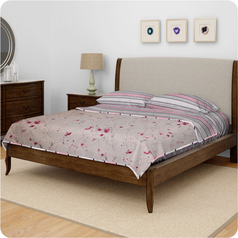 سرویس خواب بابل کارپت مدل تیسا طرح ارکید دو نفره 4 تکه