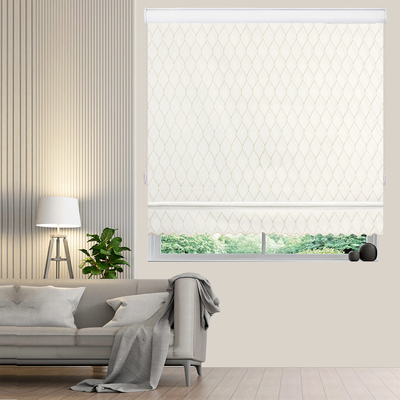 خرید و قیمت پرده زبرا شب و روز زیو طرح بیتا سایز 280×160 سانتی متر