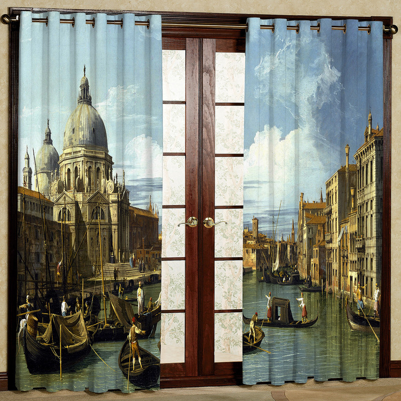 پرده مدل قایق مخمل پانچی کد 4261 سایز 200x140 سانتی متر